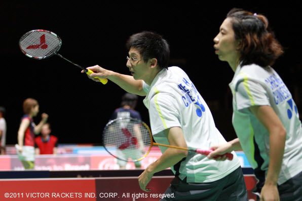 Chen Hung Lin/Cheng Wen Hsin played together in the world championships for the first time and made it to the last eight.