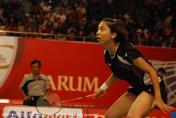 Playing twice in one day, Cheng Wen Hsing took the mixed double’s title and second place in the women’s doubles