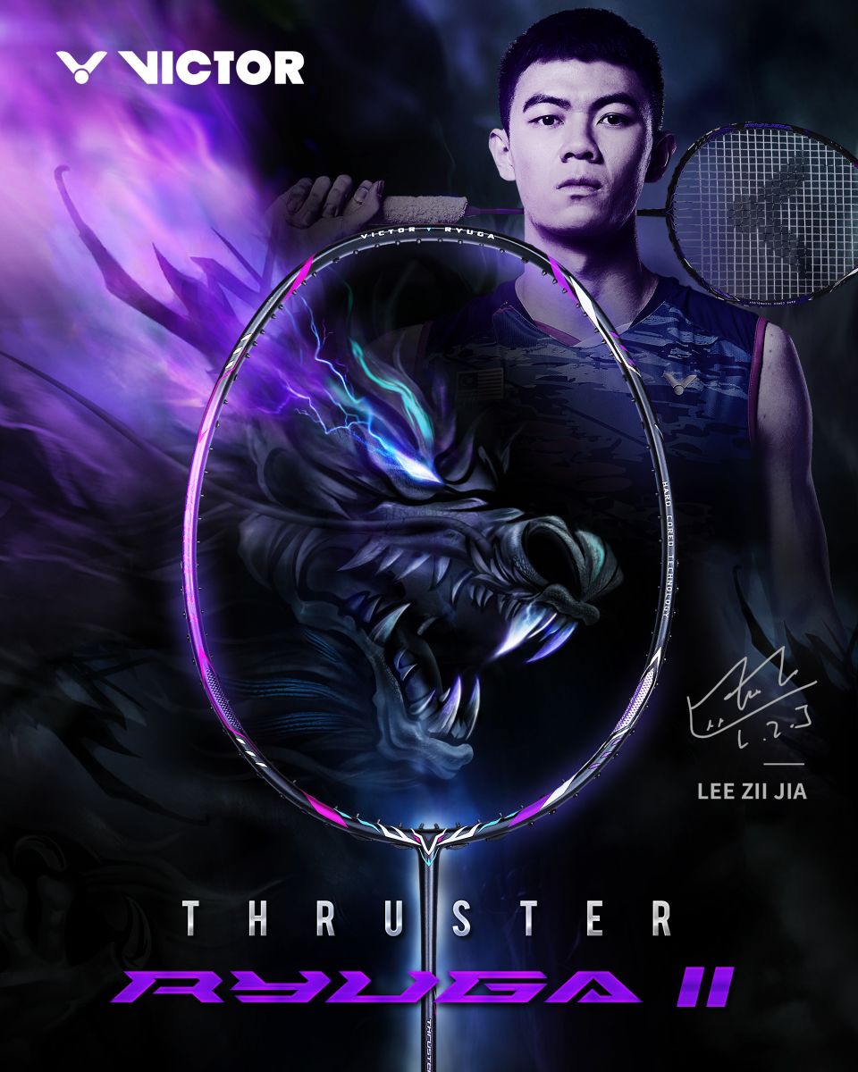 Lee Zii Jias New Game Racket—TK-RYUGA II