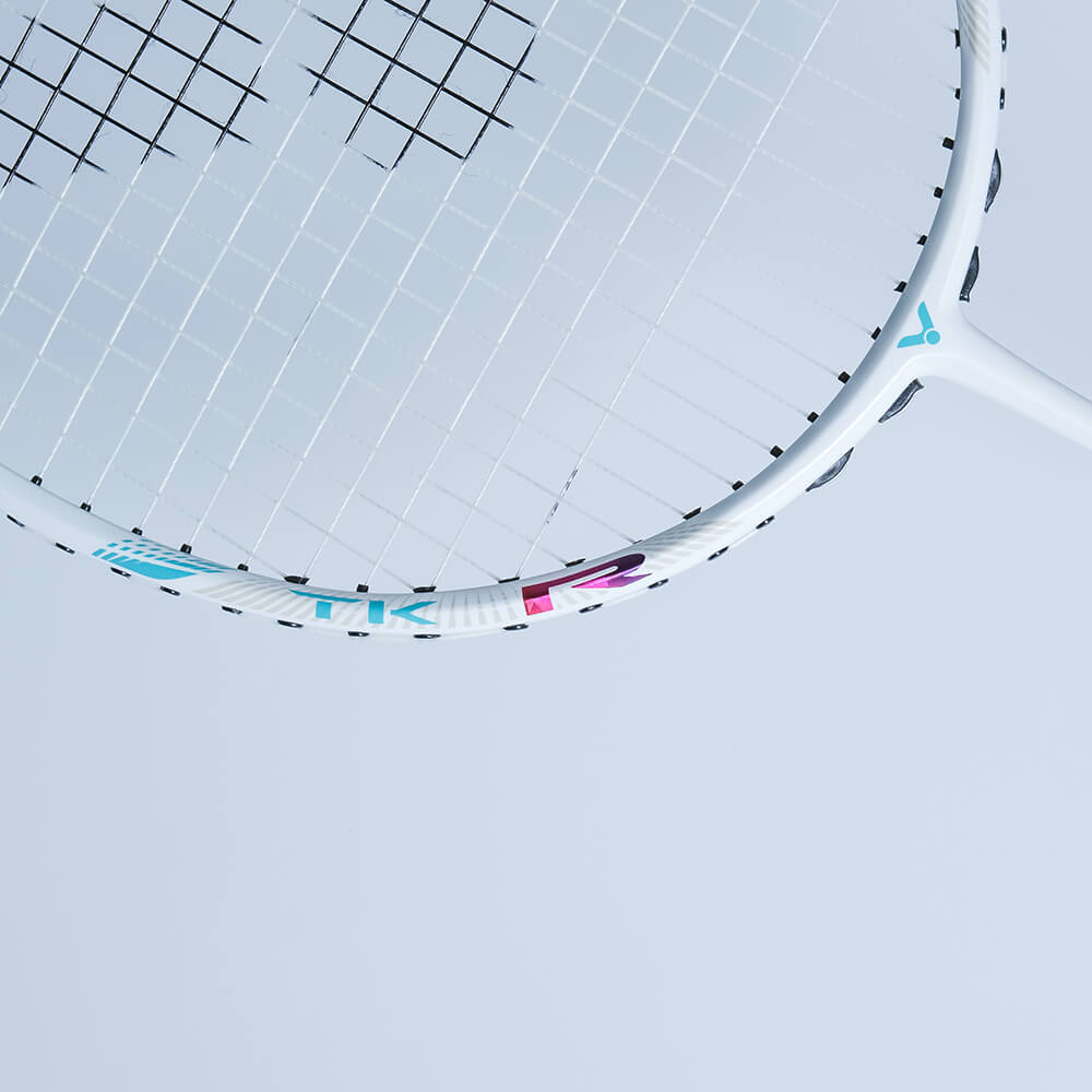 Victor Thruster K R (TK-R) Badminton Racket (White)